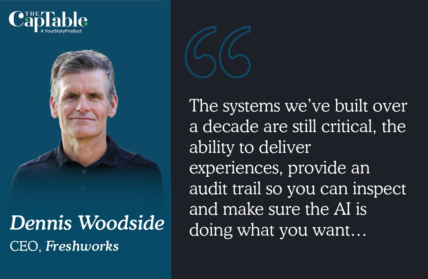 Woodside quote - 2