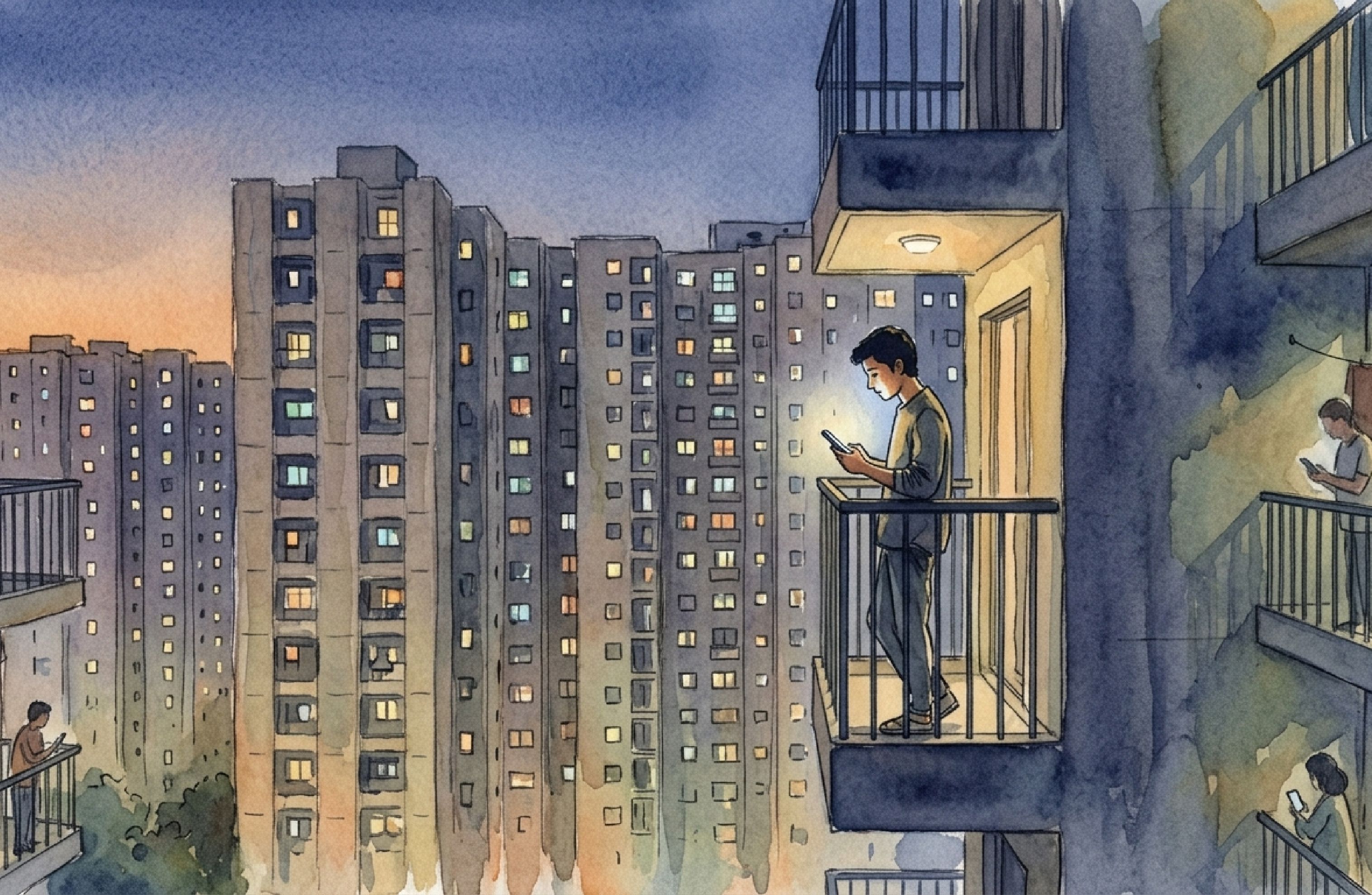 The paradox of living alone, together