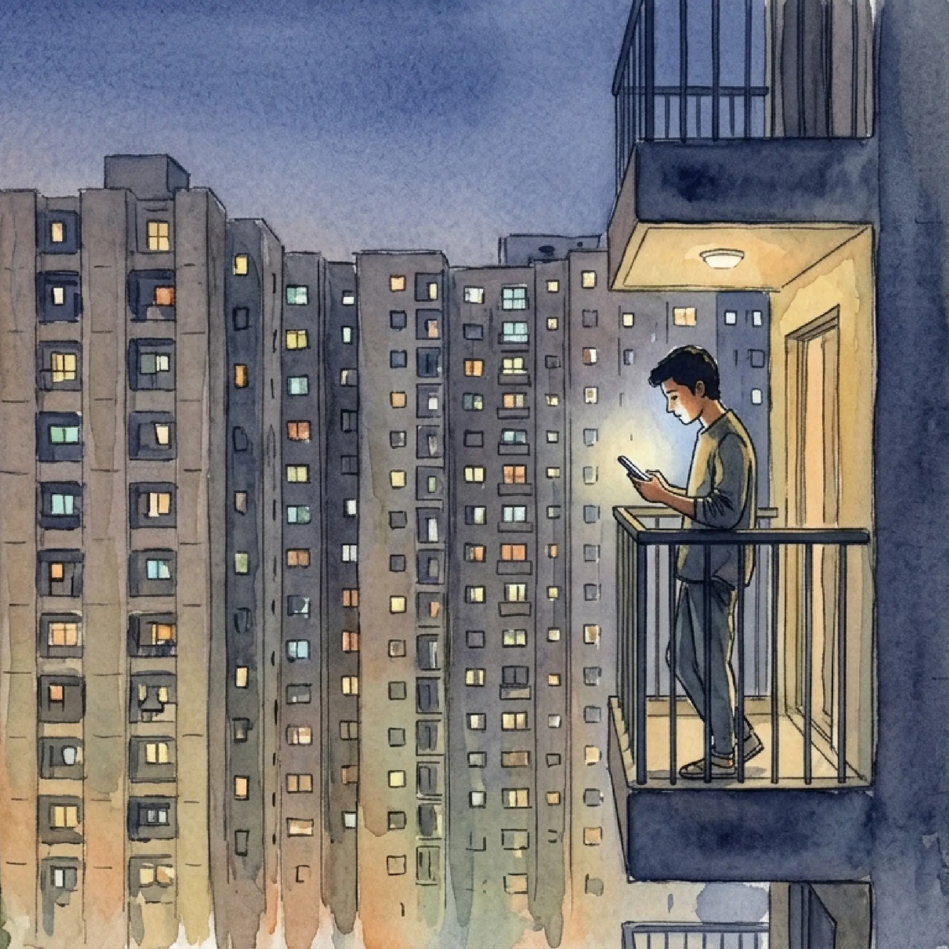 The paradox of living alone, together