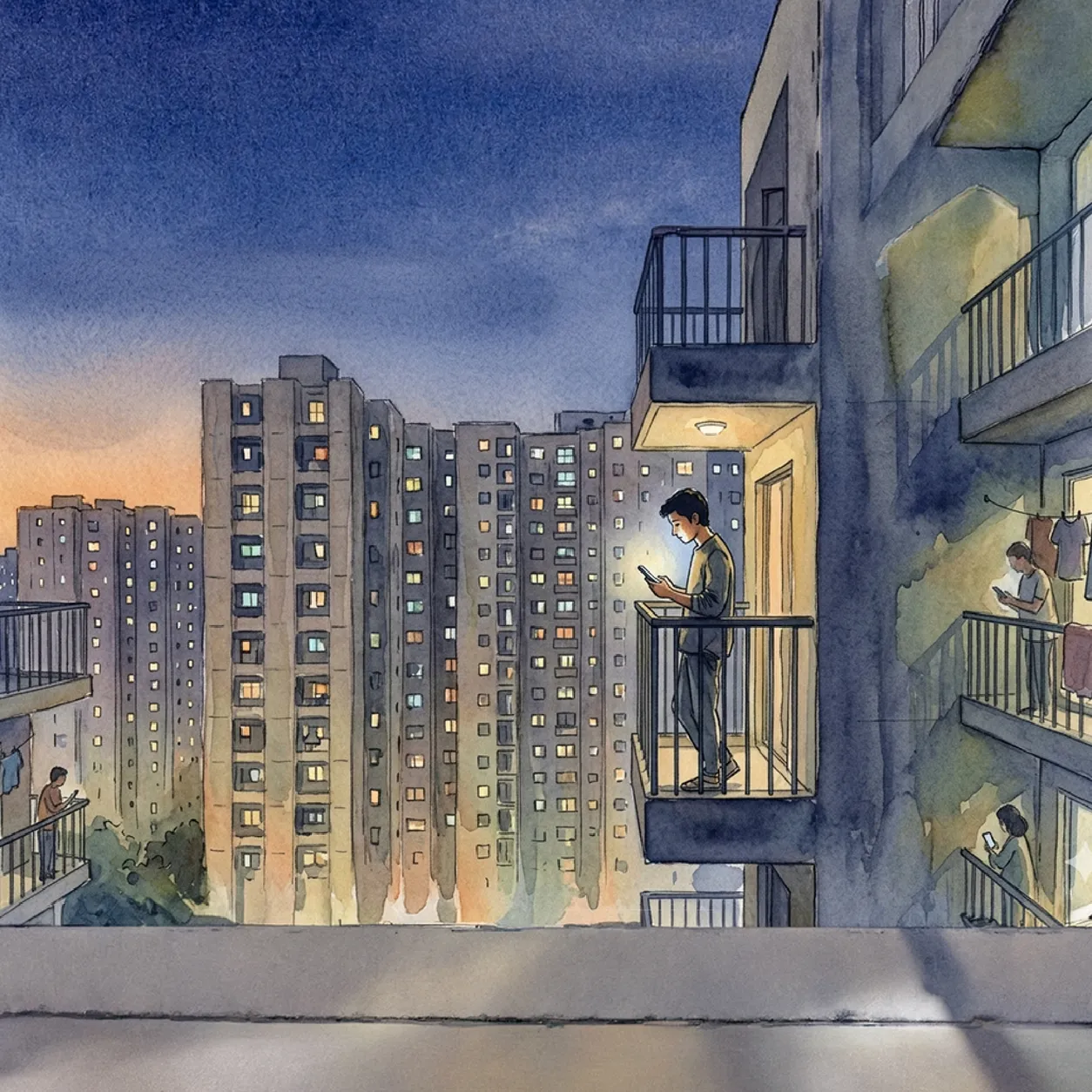 The paradox of living alone, together