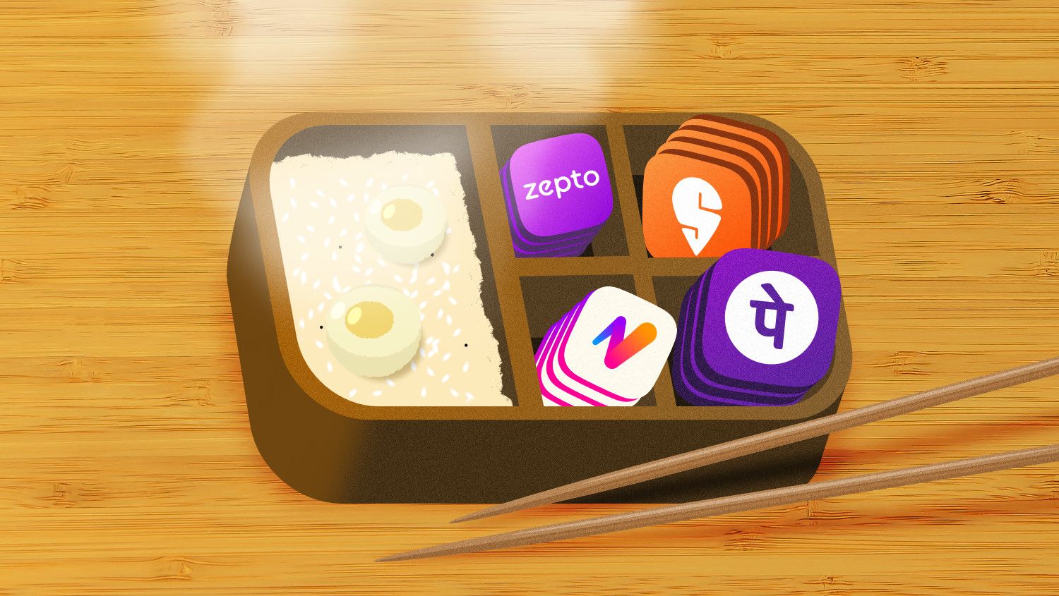 Why your everyday apps are starting to look like a Japanese lunch box
