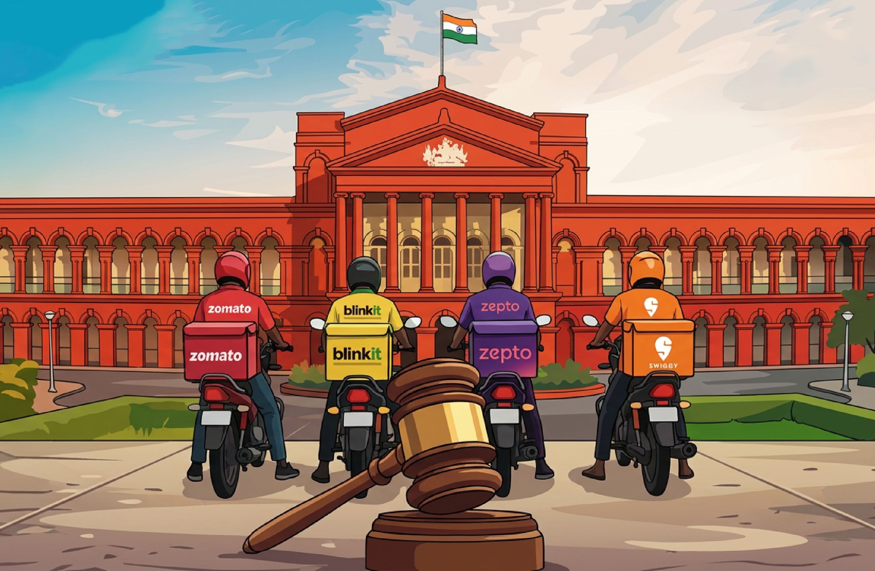 A state law, a central code, and a battle over India’s gig economy 