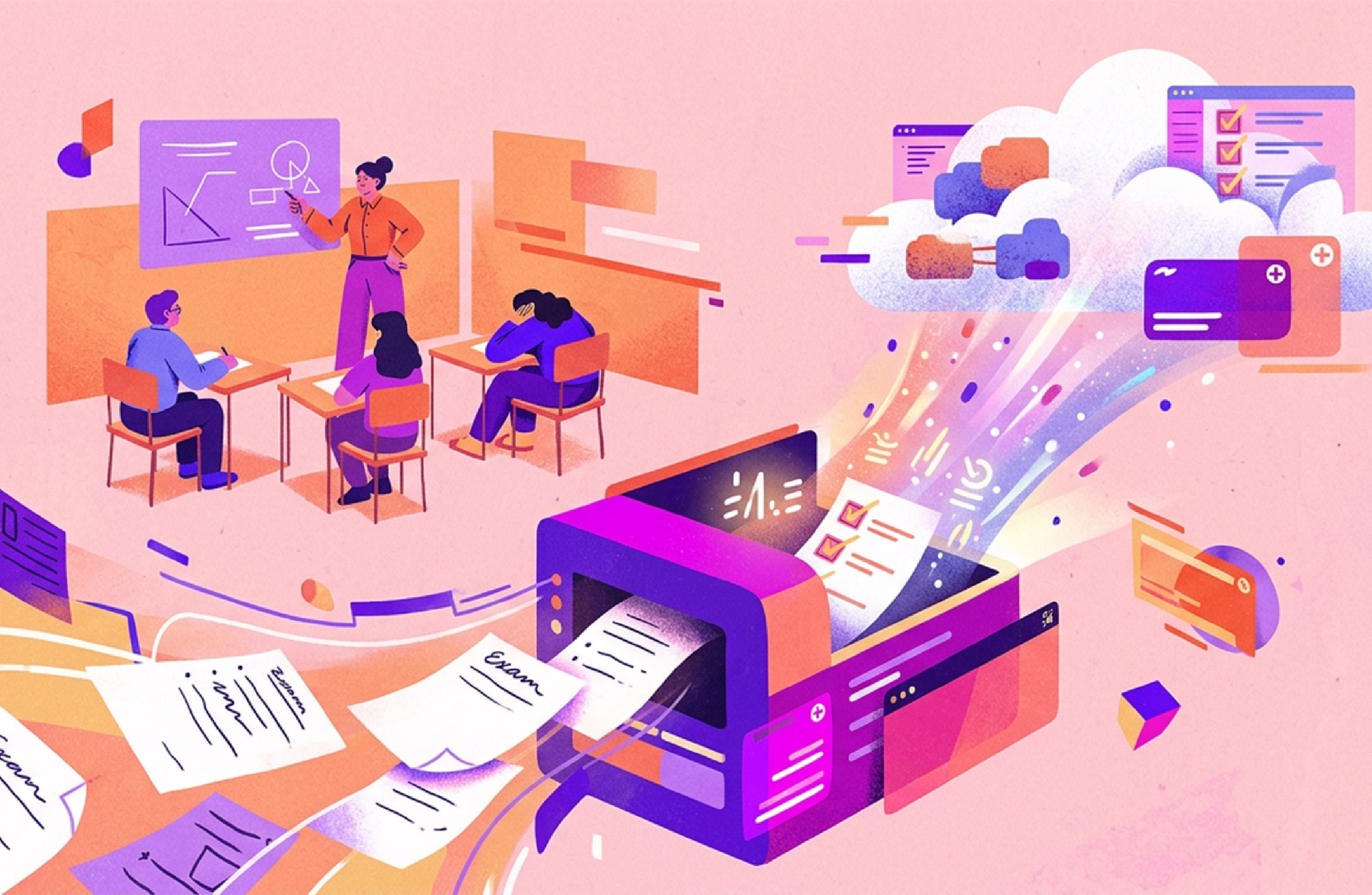 The teacher, the machine, and 3.7 billion answer sheets

