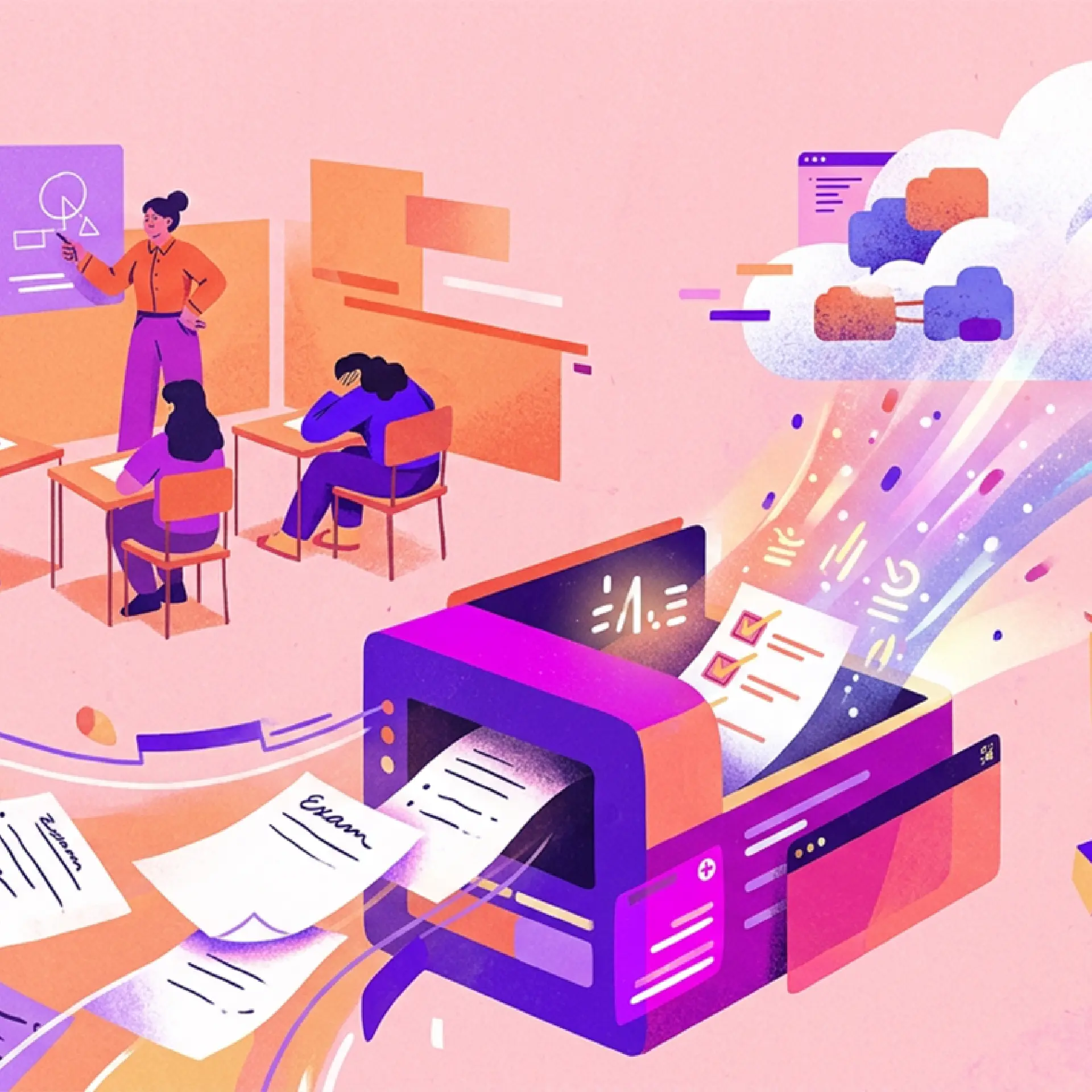The teacher, the machine, and 3.7 billion answer sheets
