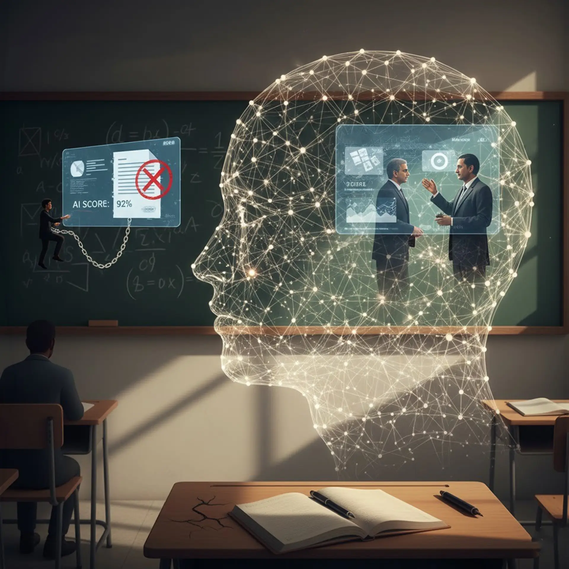 The AI paradox in education