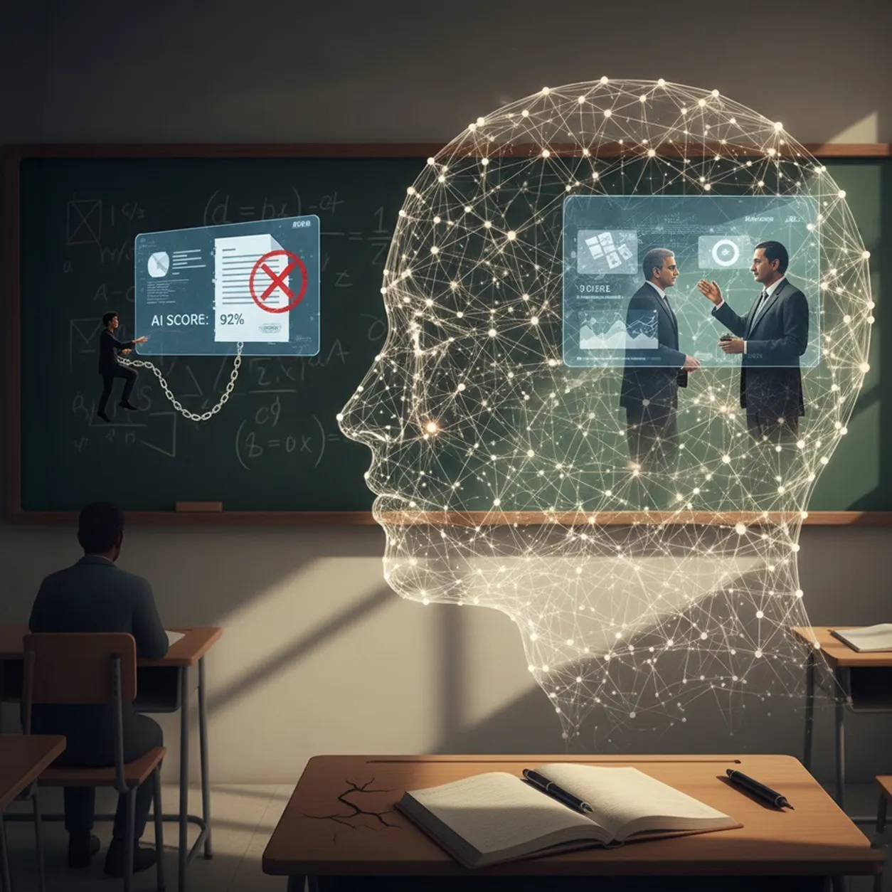 The AI paradox in education